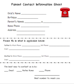 Fourth and Ten: Parent Communication Freebies