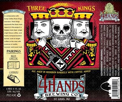 Three Kings by 4 Hands brewery