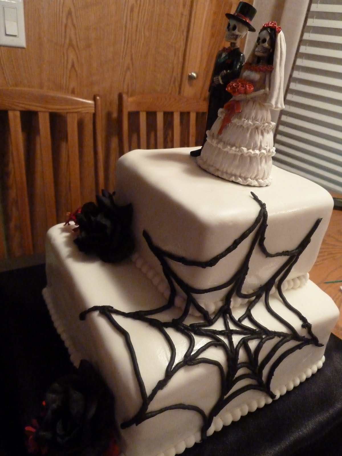 The more you know... Halloween engagement party cake