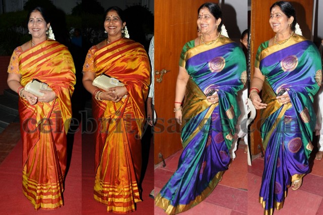 Kavitha in Bright Soft Silk Sarees