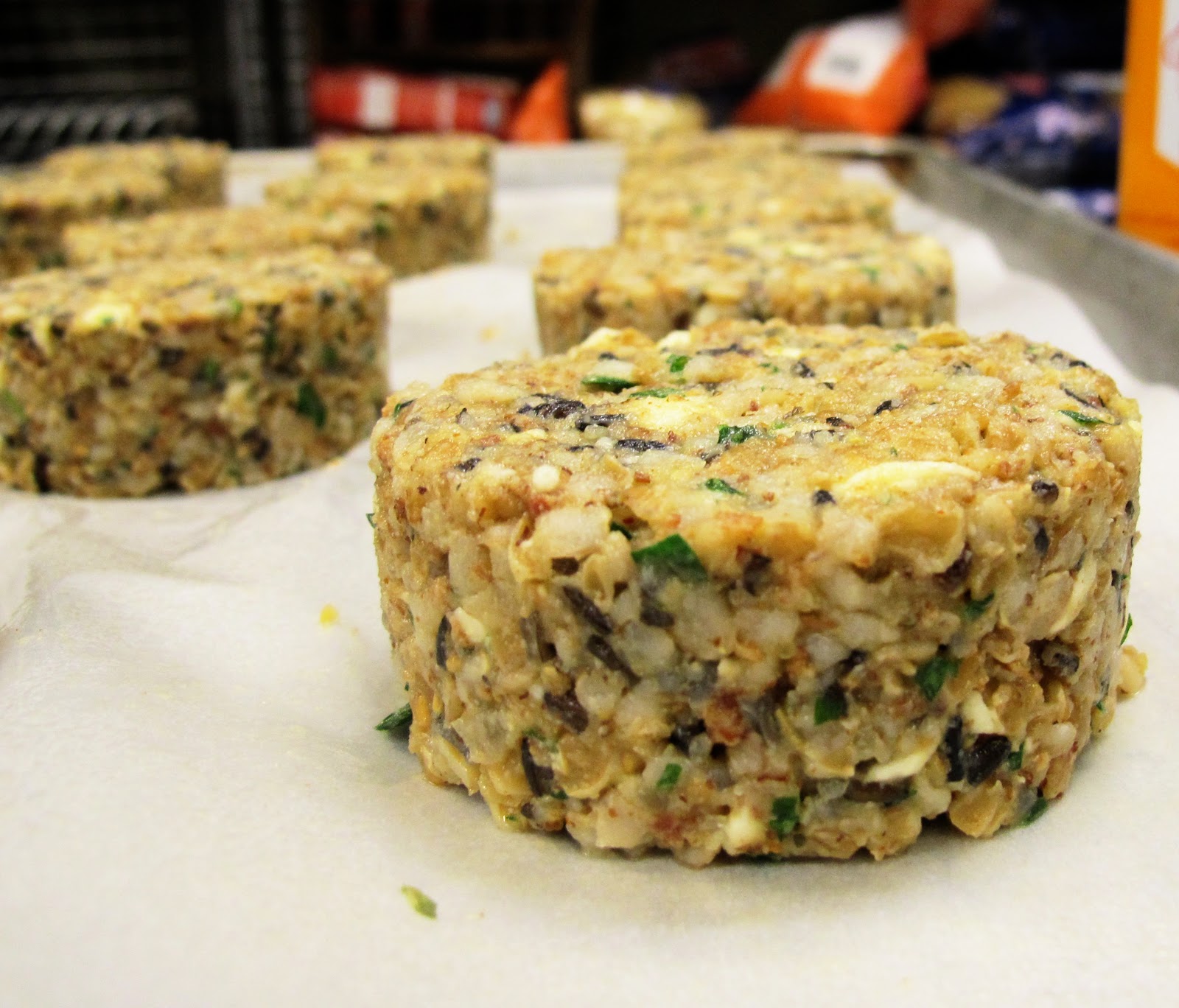 Farro Bacon Wild Rice Cake the carne diem