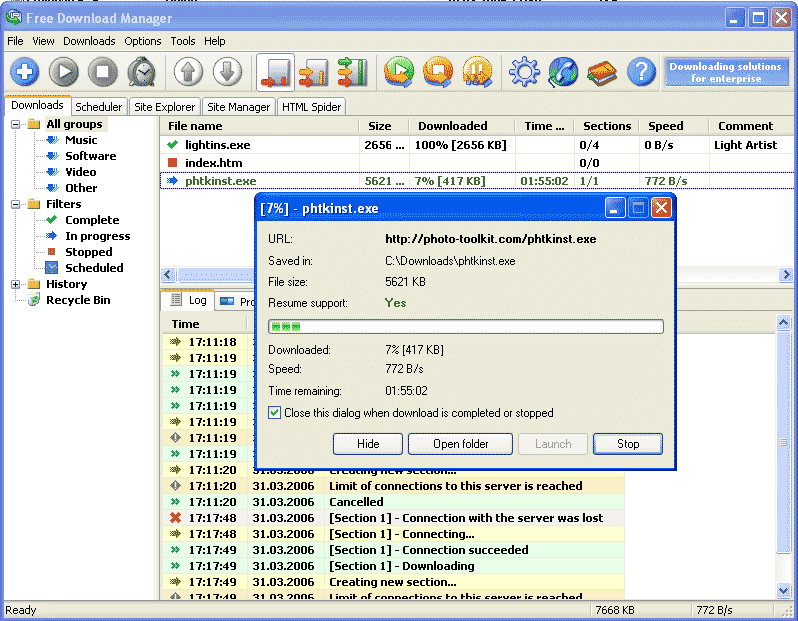 free Internet Download Manager 6.41.15 free Internet Download Manager 6.41.15