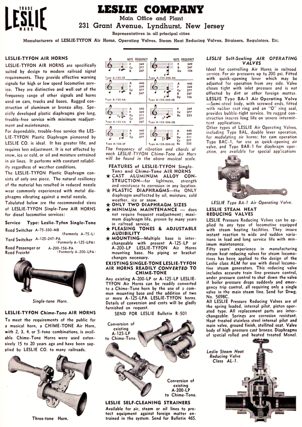 Rolly Martin Country Diesel Air Horns (Whistles), 1950