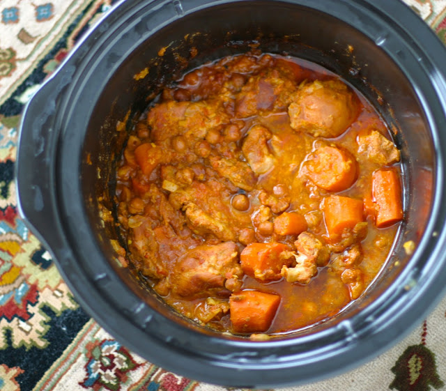 All Our Fingers in the Pie Simple Slow Cooker Chicken Tagine