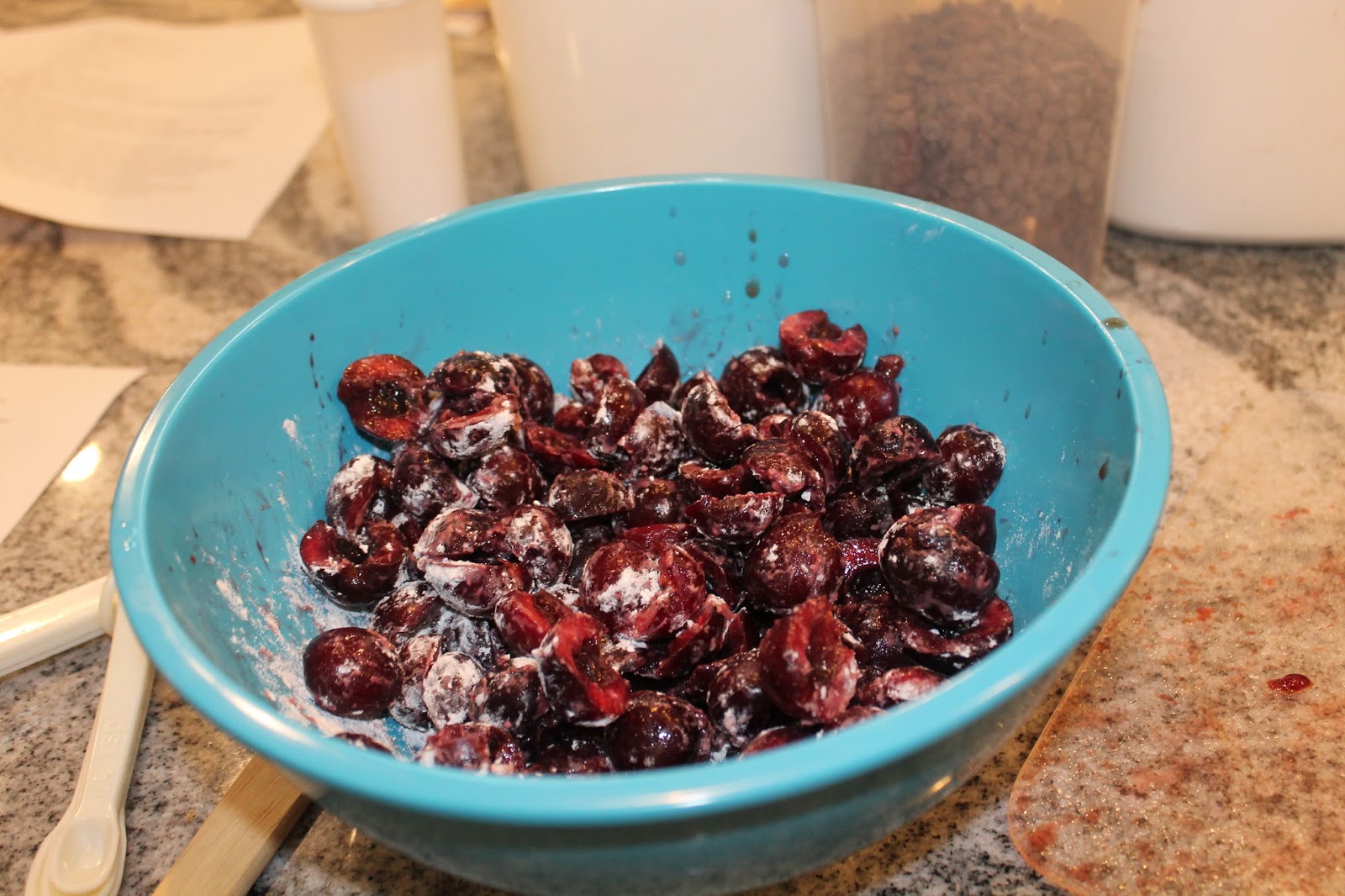 Dinner with the Grobmyers Cherry Garcia Bars