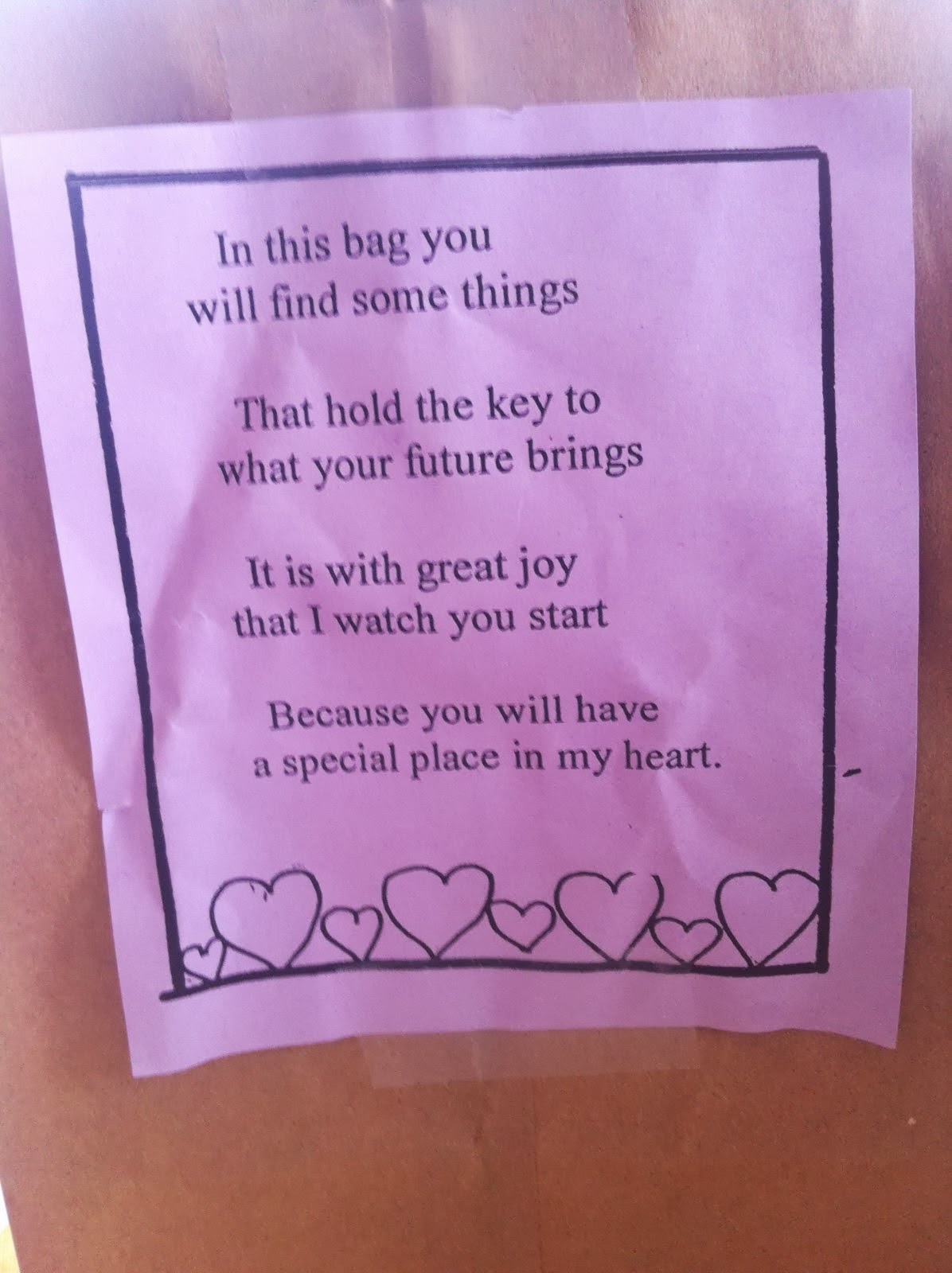 Mothering with Creativity "New Student" Gift for the Beginning of the