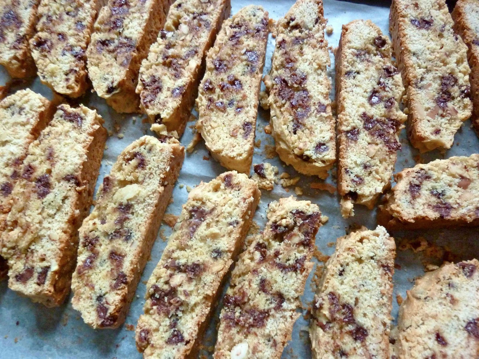 Smoked Almond Chocolate Chip Biscotti Diary of a Mad Hausfrau