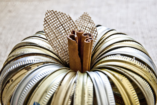 canning jar lid pumpkin