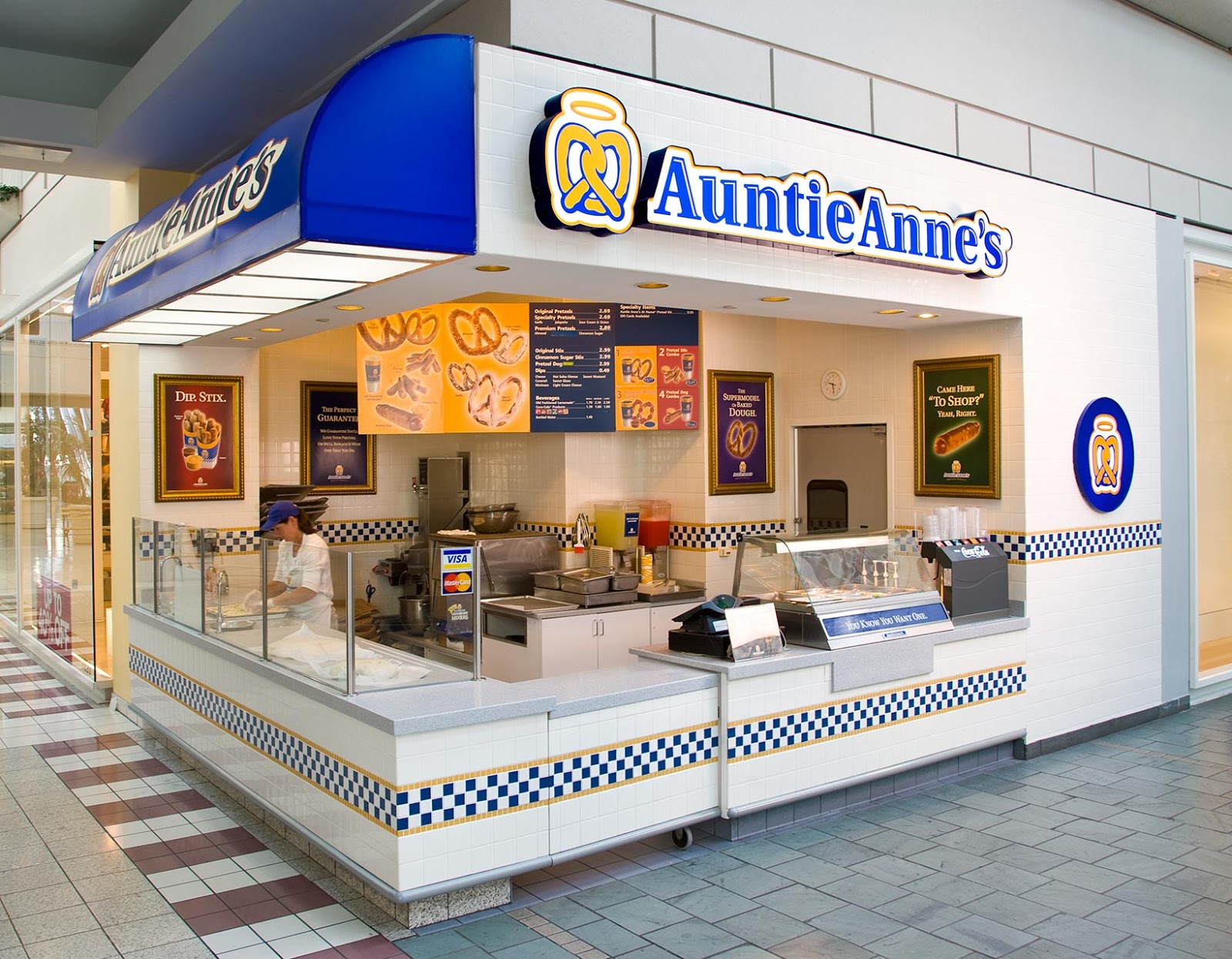 Liyana Badri Working experience at Auntie Anne's QB outlet