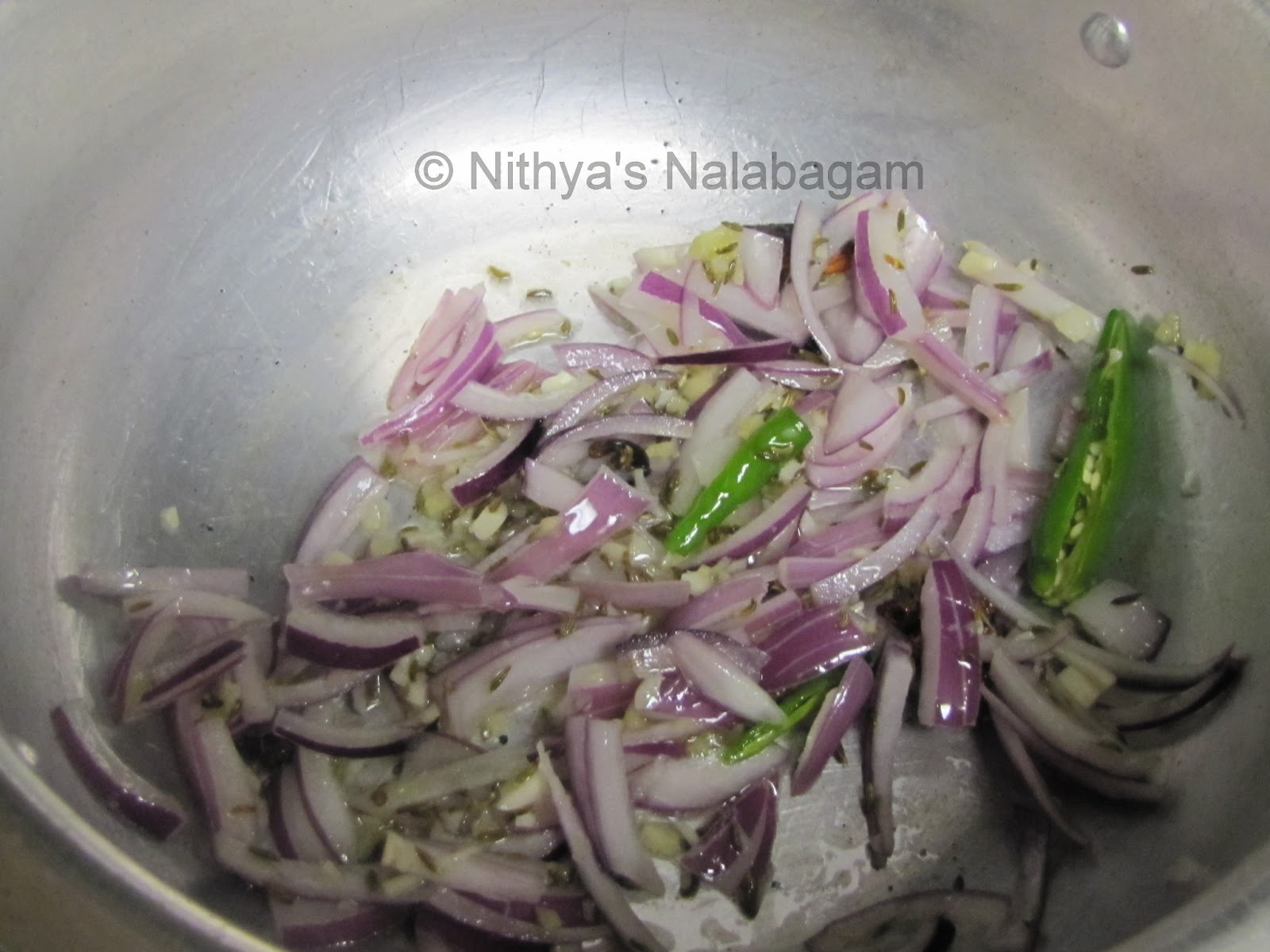 Potato Biryani Aloo Biryani in Pressure Cooker Nithya's Nalabagam