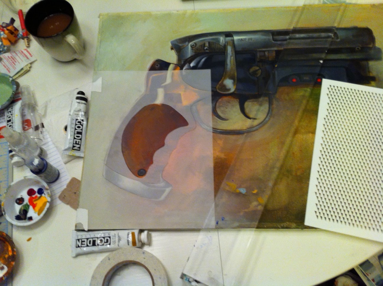 Tristan Reidford Art Deckard's Blaster painting.