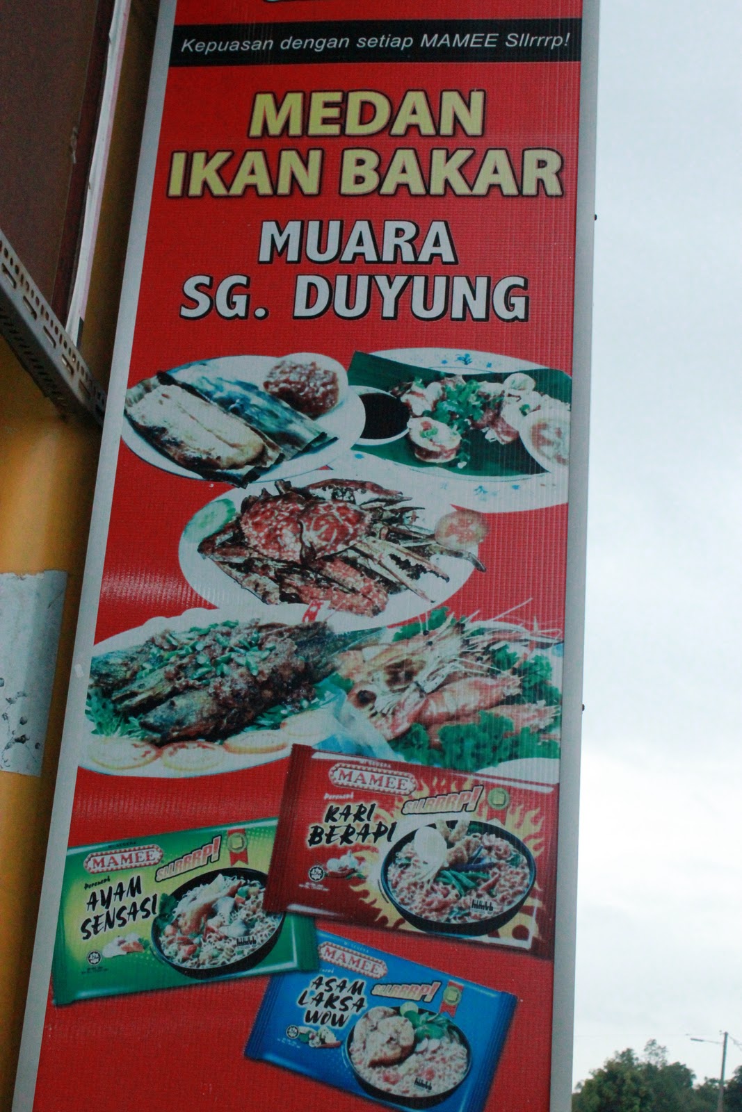 Ikan bakar muara sungai melaka