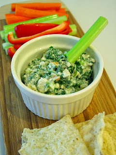 Light Spinach Dip from Soup Spice Everything Nice