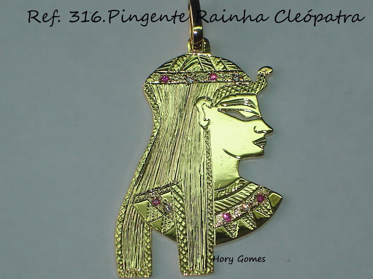 ref.316.: Pingente rainha cléopatra