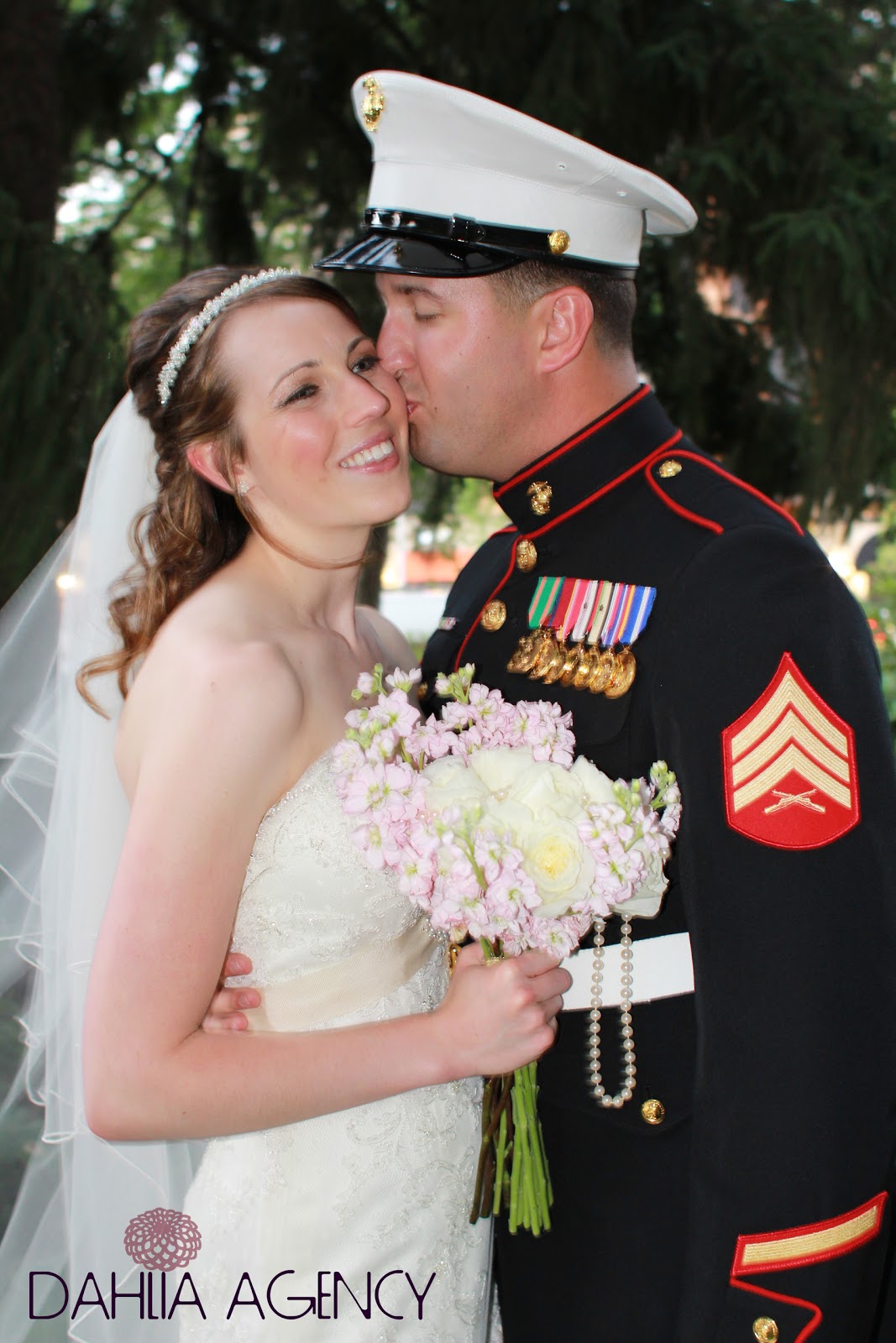 Karma Flowers Event Design and Trunk Vintage Rentals Real Wedding