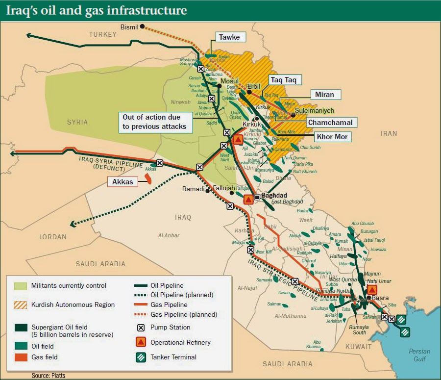 Drilling Maps Iraq Oil & Military Conflicts Map