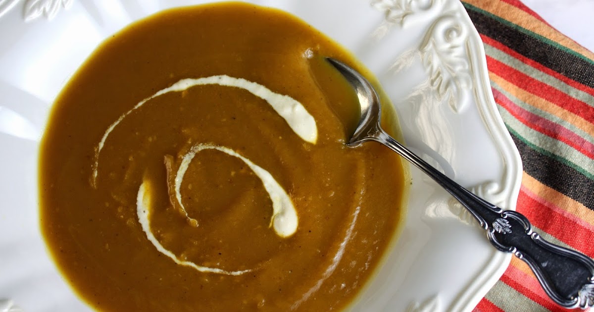 Fat and Happy Blog Five Spices Pumpkin Soup with Orange Pepper Cashew