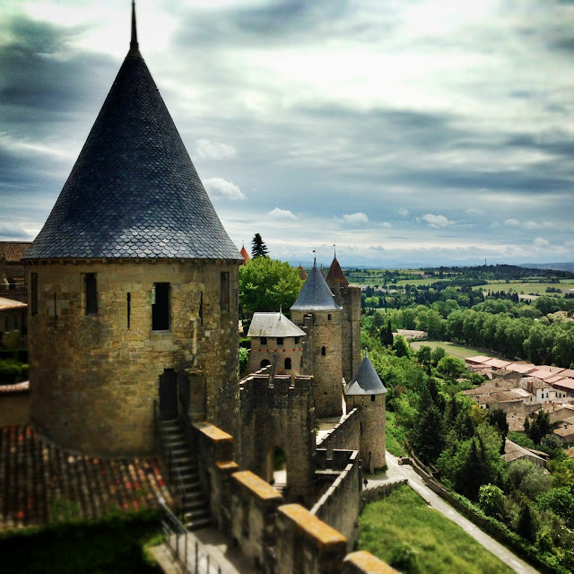 city of carcassonne in the south of france