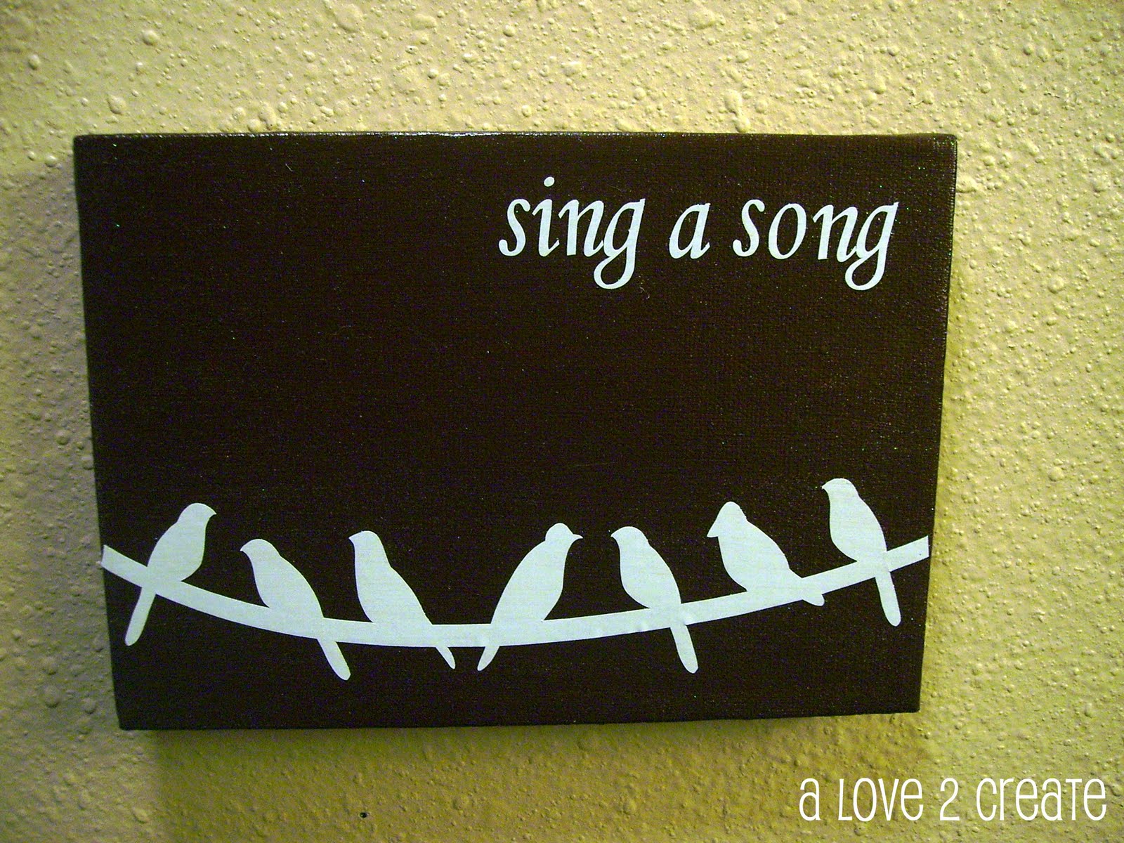 A love to create My canvas art...in the bathroom