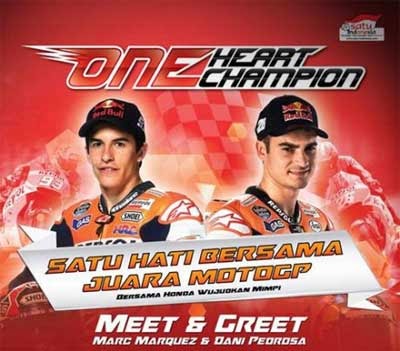 Jadwal Meet & Greet Marquez & Pedrosa