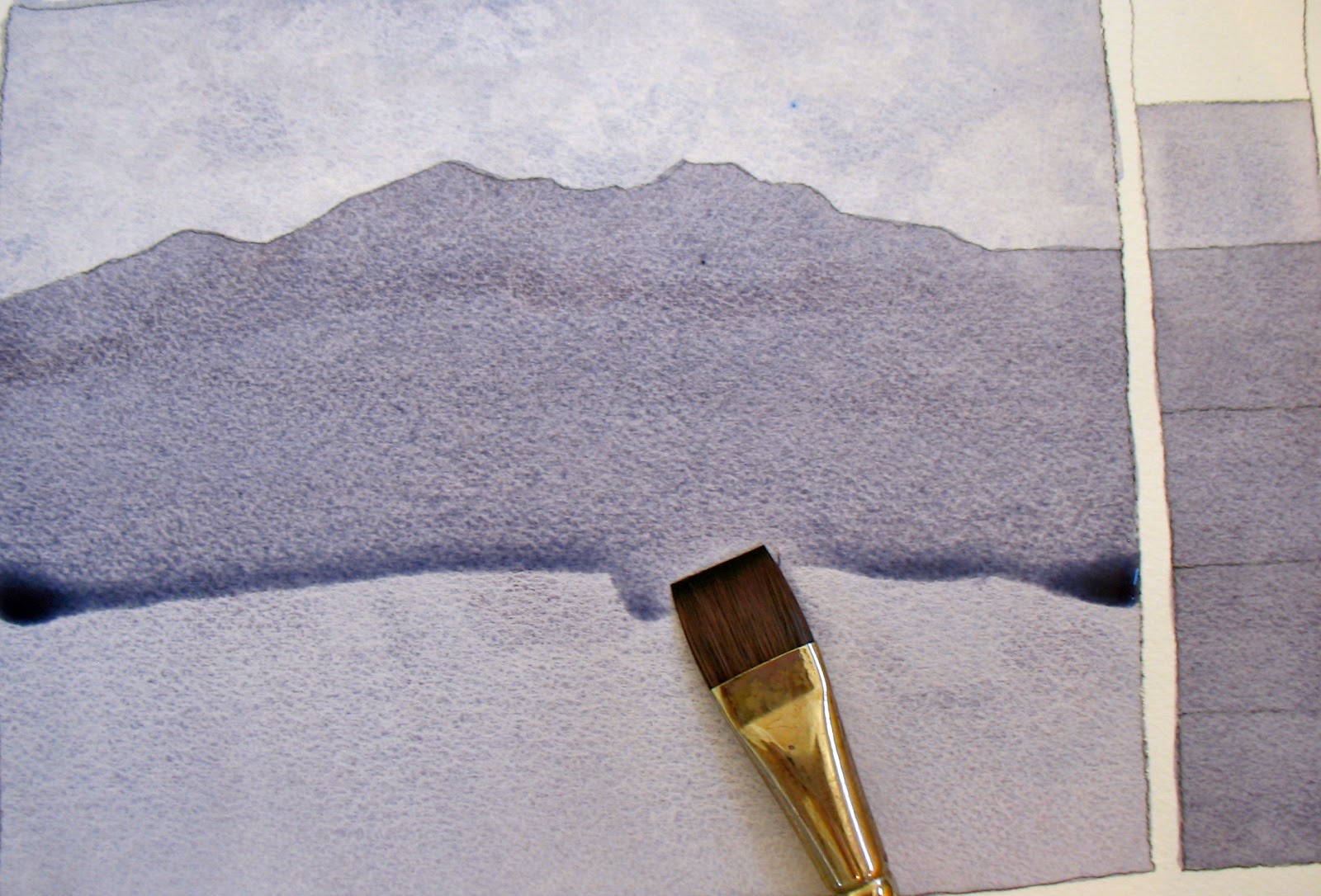 The Painted Prism WATERCOLOR Painting Values with Layered Washes