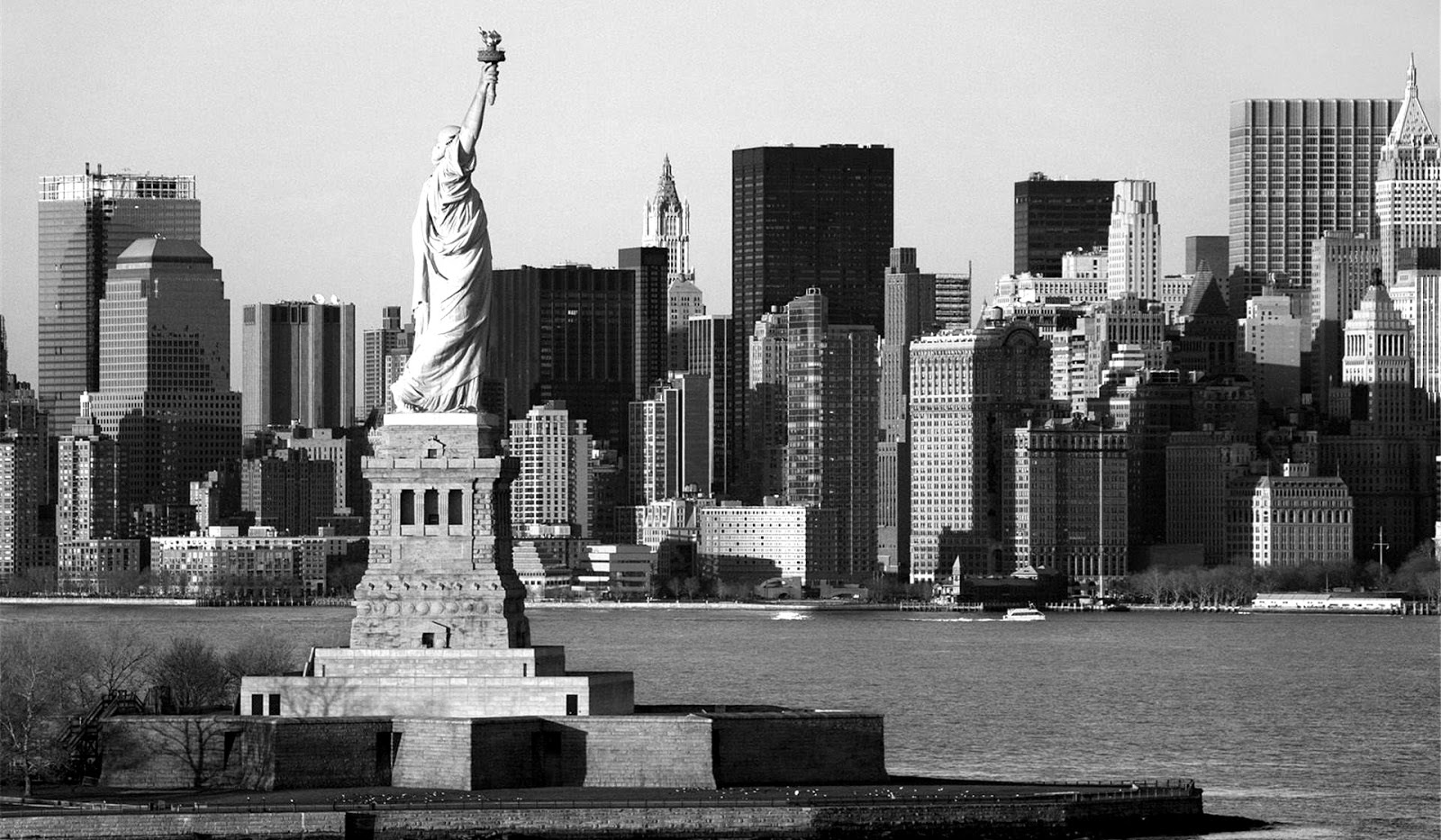 Statue of liberty Black and white photography | Black and White Photography