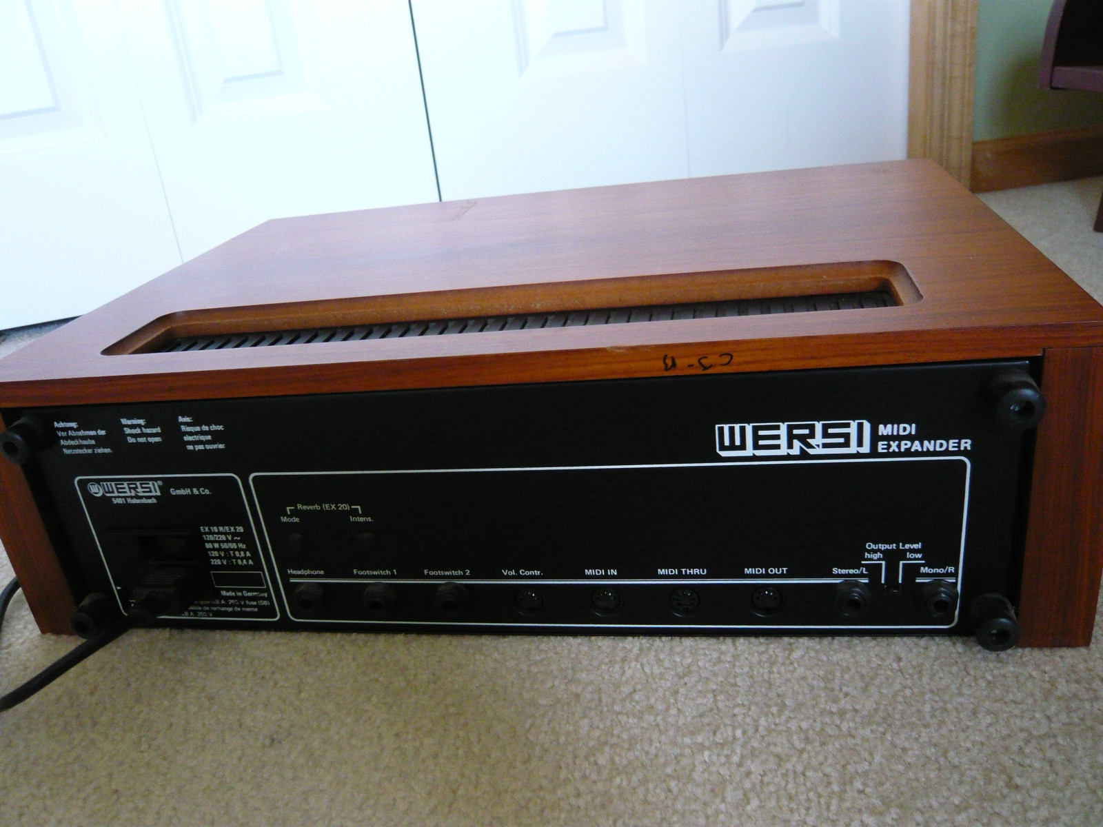 MATRIXSYNTH Vintage Wersi Expander EX10 R Midi Synthesizer Organ Sound