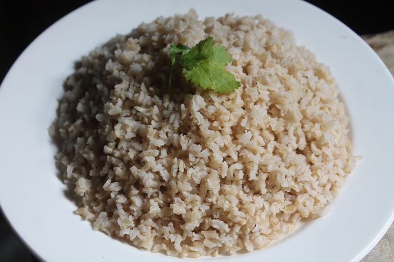 How to Cook Brown Rice Absorption Method Yummy Tummy