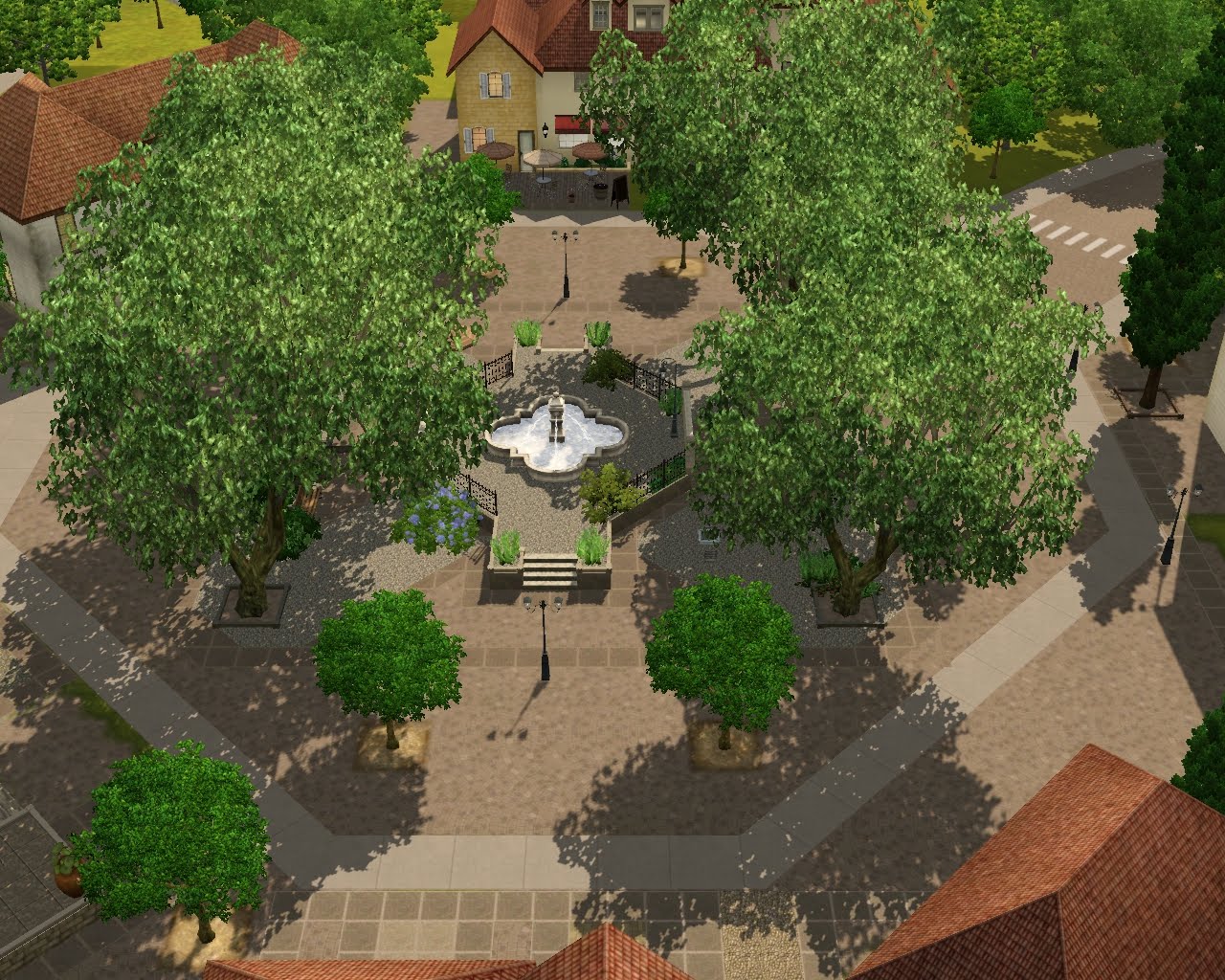 Summer's Little Sims 3 Garden Champs Les Sims (The Sims 3 World