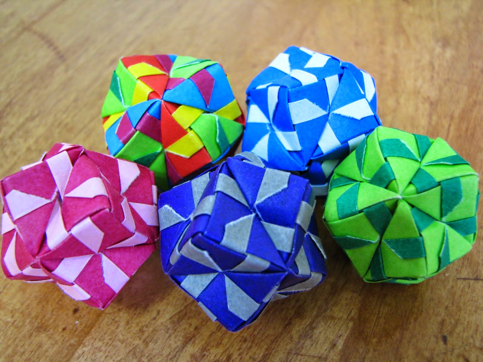 make modular origami units ~ craft art ideas