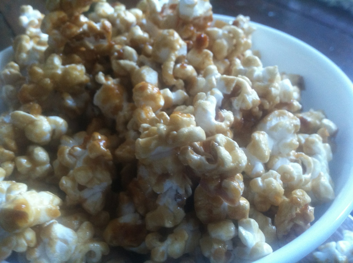 Bright Bold and Beautiful Salted Caramel Popcorn