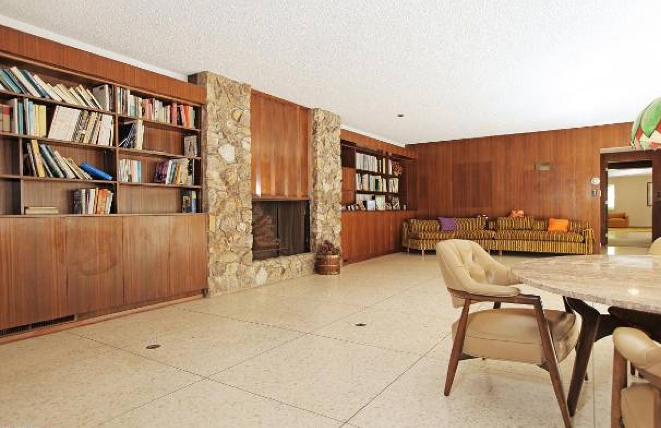 Mid Century Modern Built In Bookcases Amazing Modern Homes Los Angeles Dec 2 Mid Century Open House Hallway And Built In Bookcase