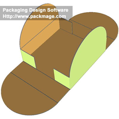 software promotional dieline packmage