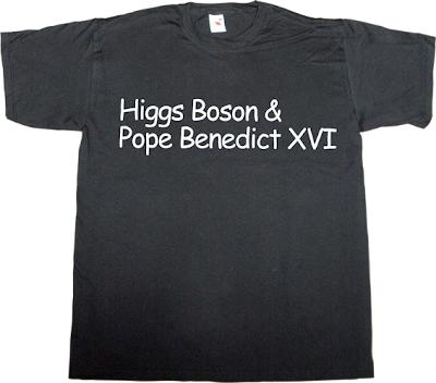 comic sans typeface typography graphic design pope higgs boson useless religions science t-shirt ephemeral-t-shirts