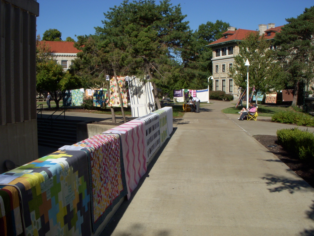 The Kansas City Modern Quilt Guild A Beautiful Day at Quilts on the Quad