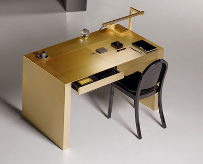 escritorio oro escritorio de oro 2 Escritorio de Oro por Armani
