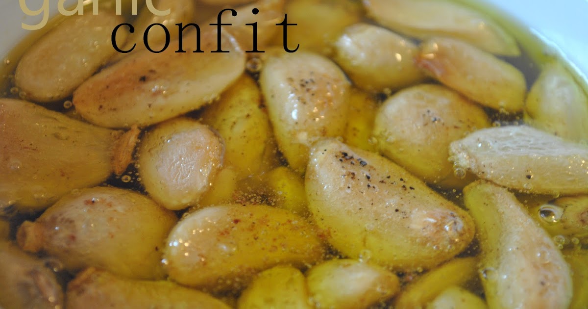 easy garlic confit