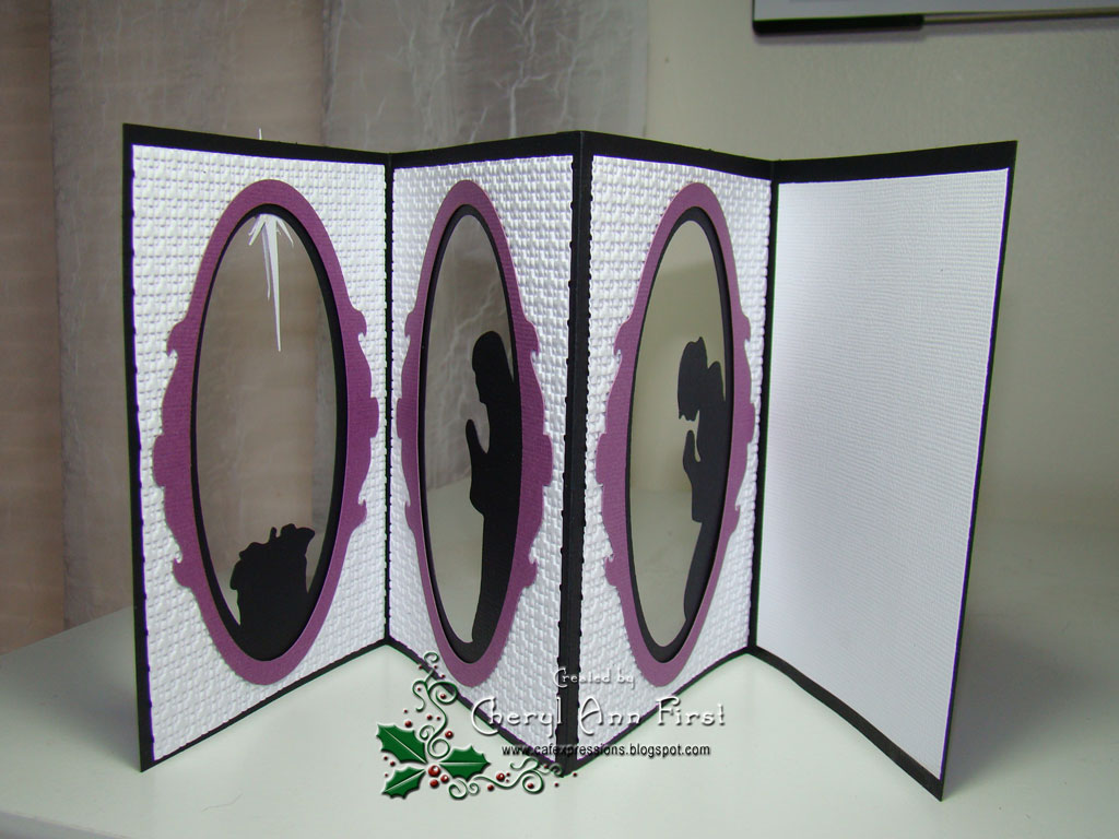 Cheryl Ann First Expressions Nativity Accordion Card SVG