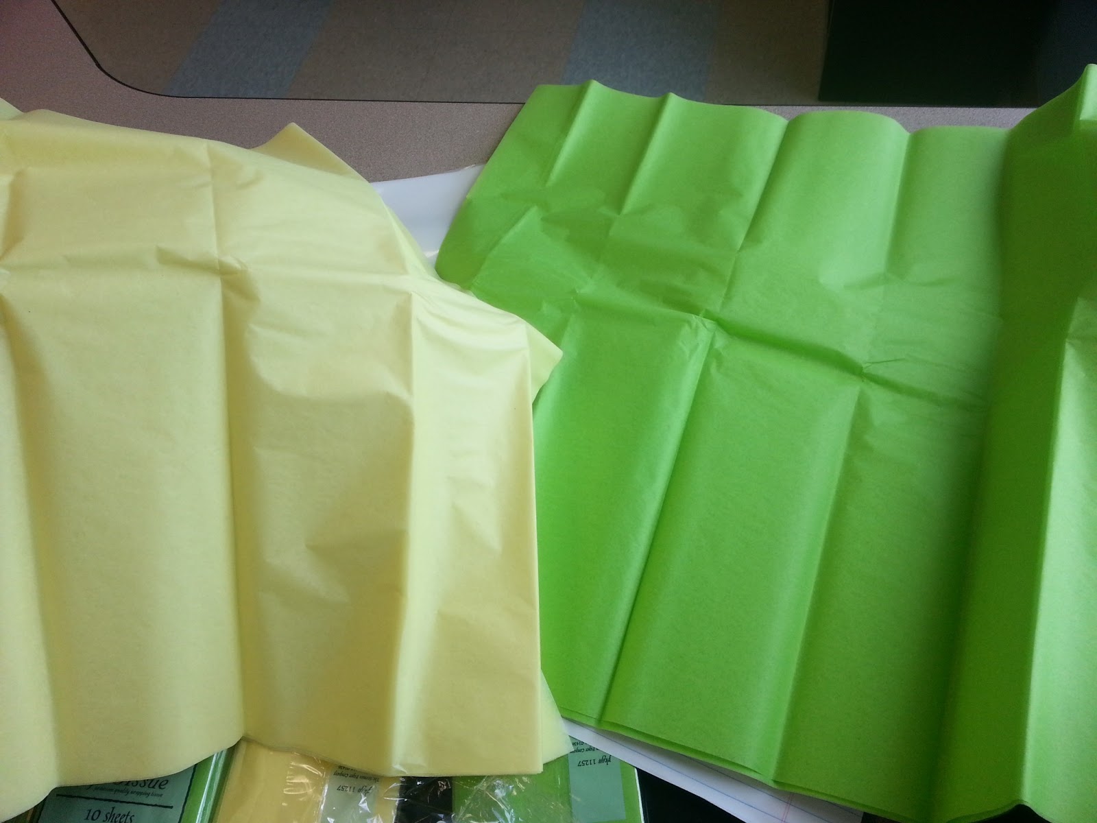 Fancy Tissue Paper Bulletin Board Border Elementary Nest