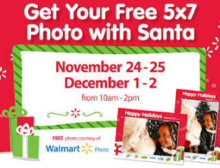 Walmart: FREE 5×7 Photo with Santa