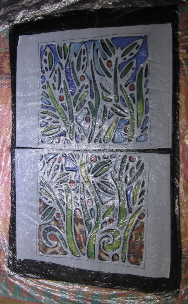 Teri Berry Creations Stained Glass Felt Hanging