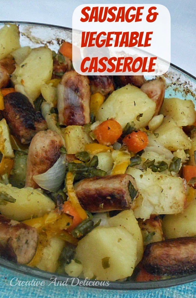 Creative and Delicious NoFuss Sausage and Vegetable Casserole