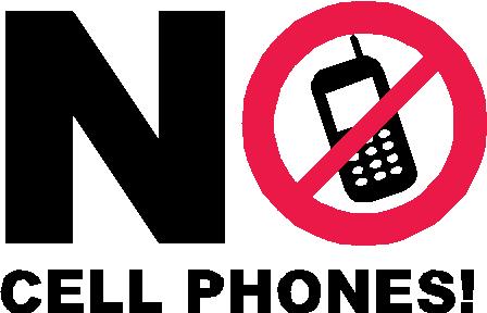 no cell phone