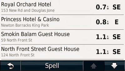 GPS, Garmin, Belize City, Orange Walk, Belmopan, Nuvi