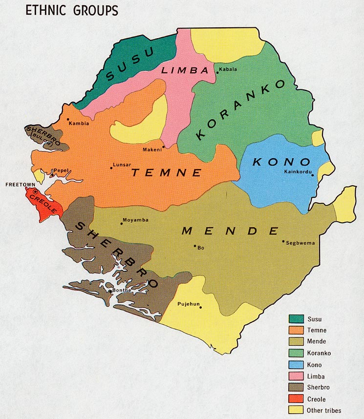 SIERRA LEONA MAPAS GEOGRÁFICOS DE SIERRA LEONA Mundo Hispánico™