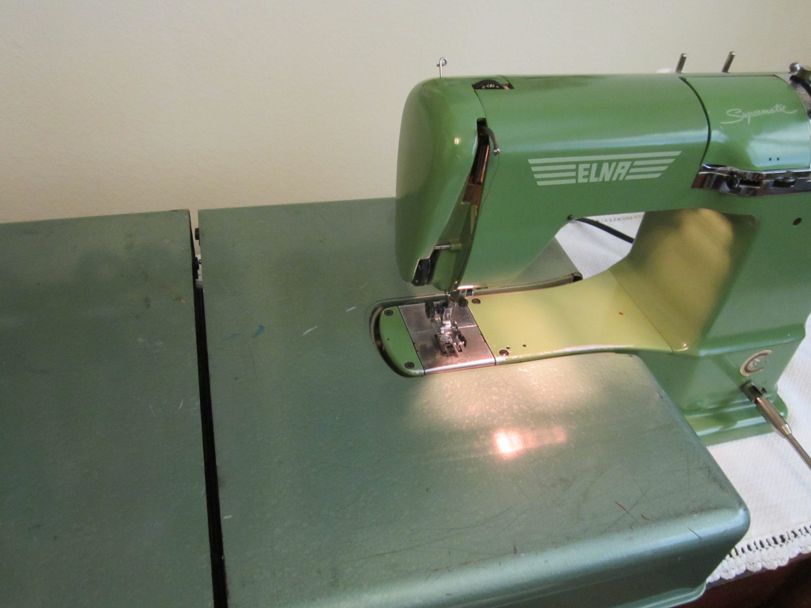 Sew Old Sew New Green Machine, the Elna Supermatic