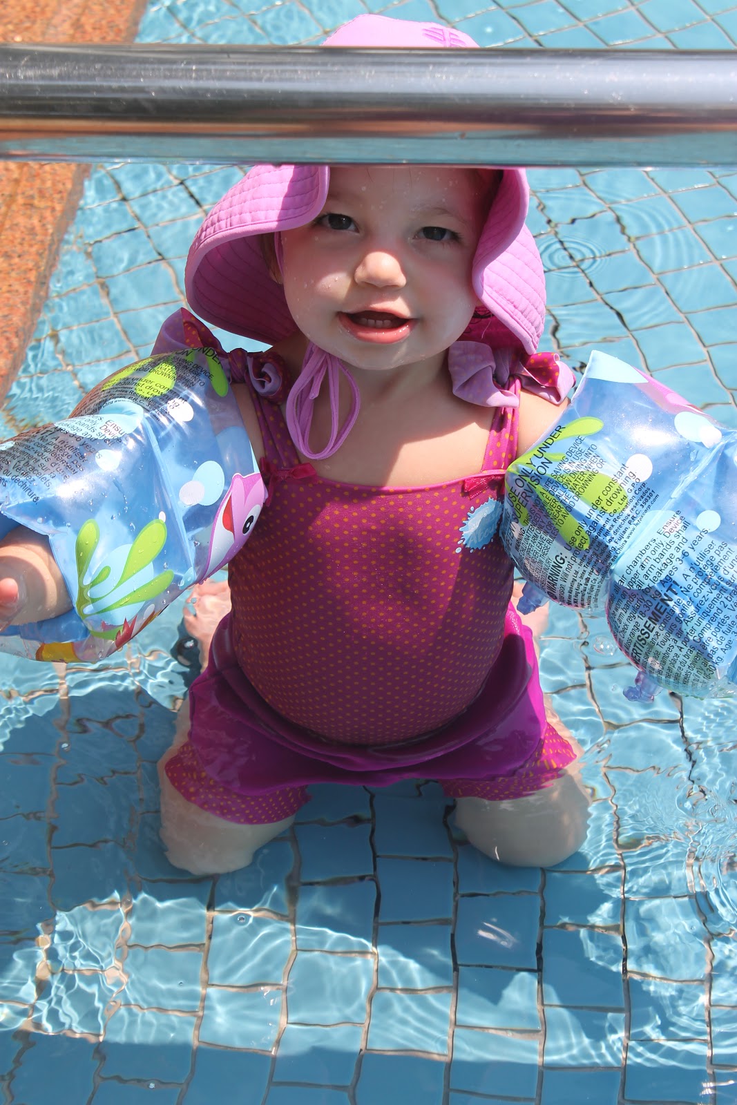 MINNESOTA BABY Linna's new swim gear from splash about.
