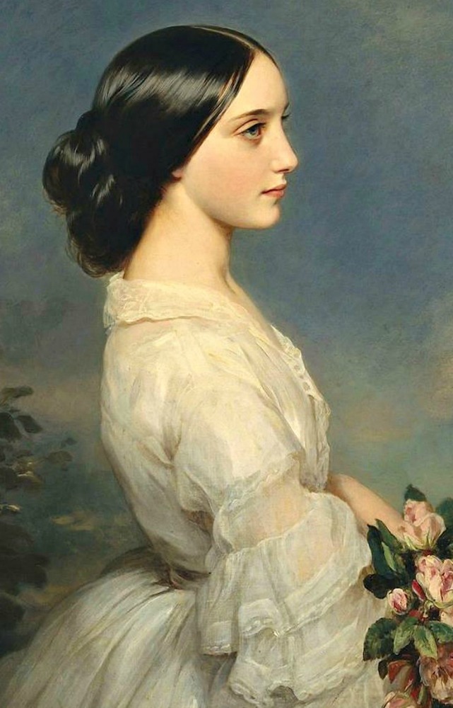 BEAUTIFUL PAINTINGS Franz Xaver WINTERHALTER Carmen, Duchesse de Montmorency 1860