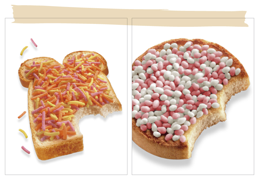 Hey Sweetie! blog sprinkles on toast