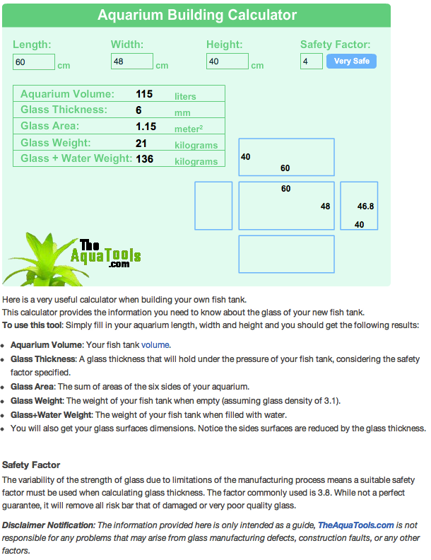 Mirrorshades Gs September 2018 - Diy Glass Aquarium Calculator Mirrorshades Gs September 2018 - Diy Glass Aquarium Calculator